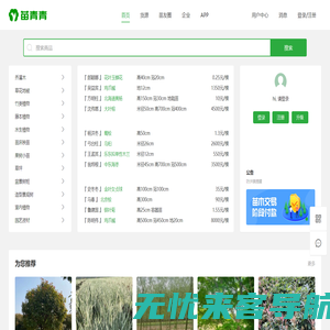 苗青青-苗木求购批发价格-苗木销售平台-园林绿化苗木网-青青花木网