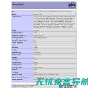 PHP 7.4.27 - phpinfo()